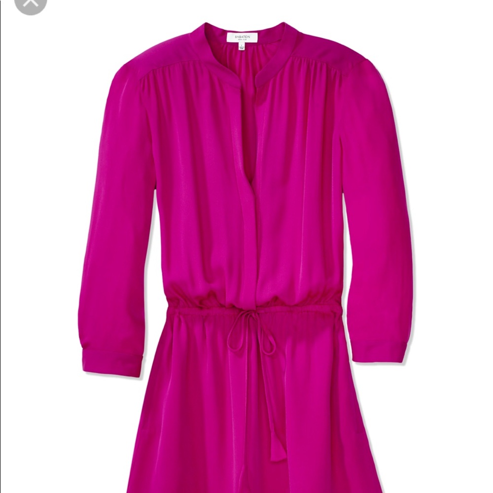 Aritzia Babaton Bennett Dress in Fuschia in XXS